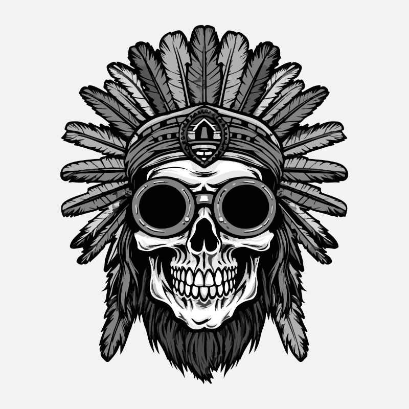 Apache Skull Indian