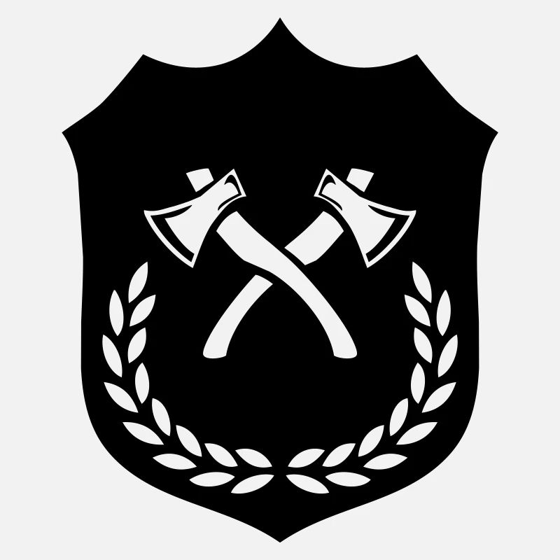 Wappen Axt Äxte