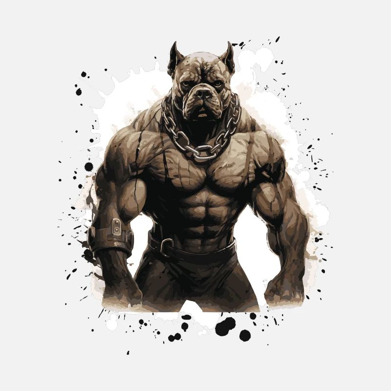 Chien Pit Muscles Musculation Bête