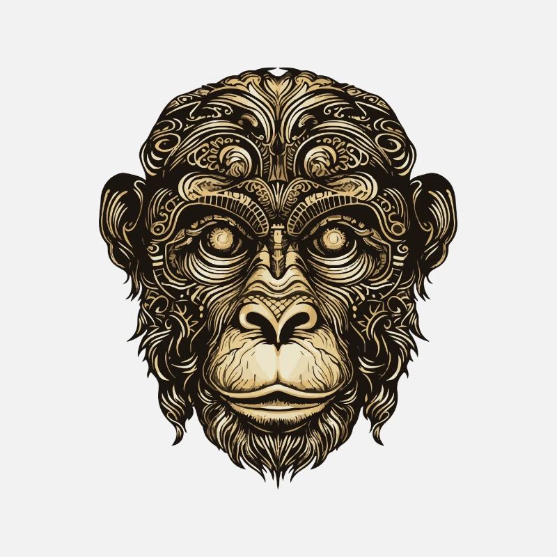 Monkey Portrait