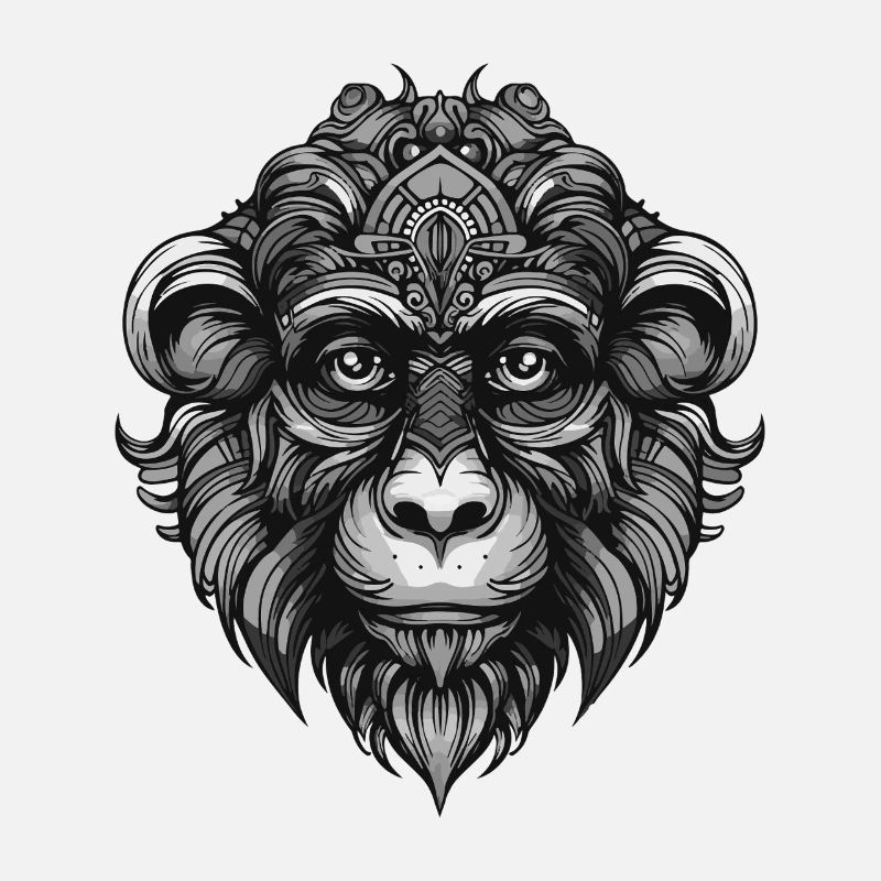 Monkey Portrait