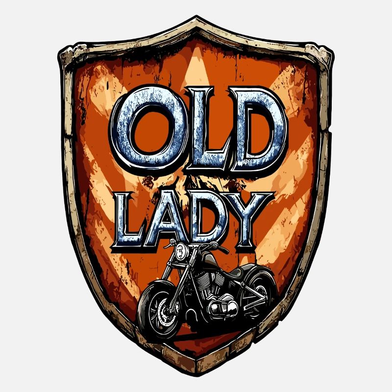 Biker Old Lady Motorcycle MC