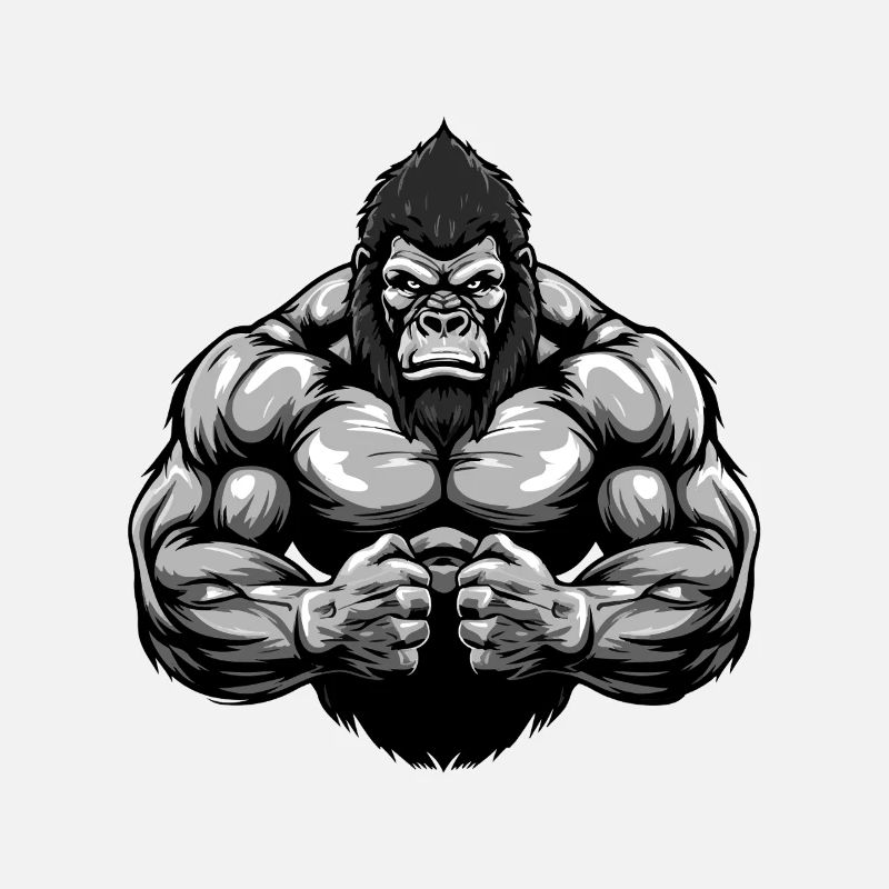 Gorilla Muscles Workout Gym