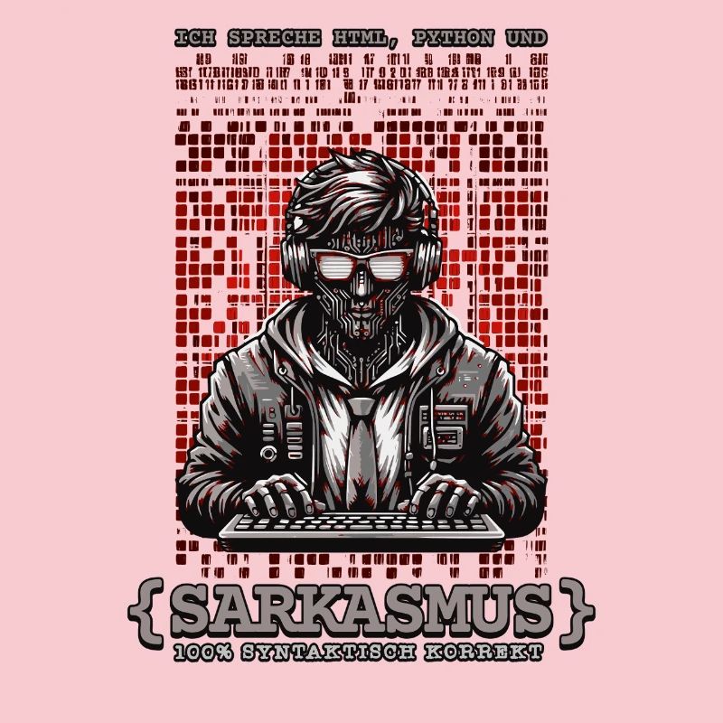 Ich spreche HTML Python und Sarkasmus