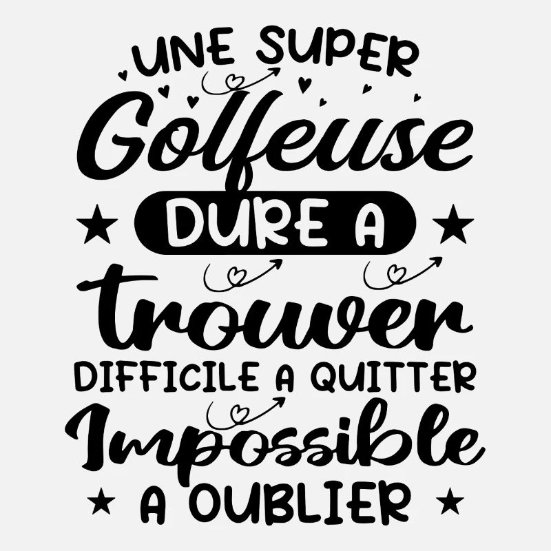 Une Super Golfeuse - Cadeau golfeuse