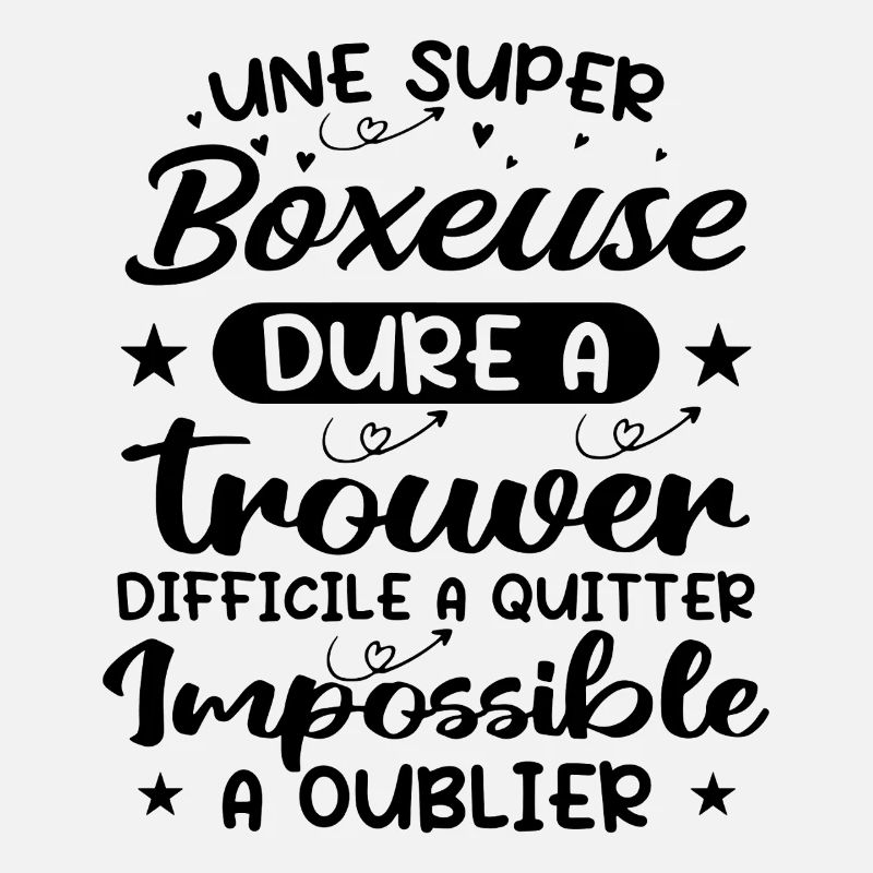 Une Super Boxeuse - Cadeau boxeuse