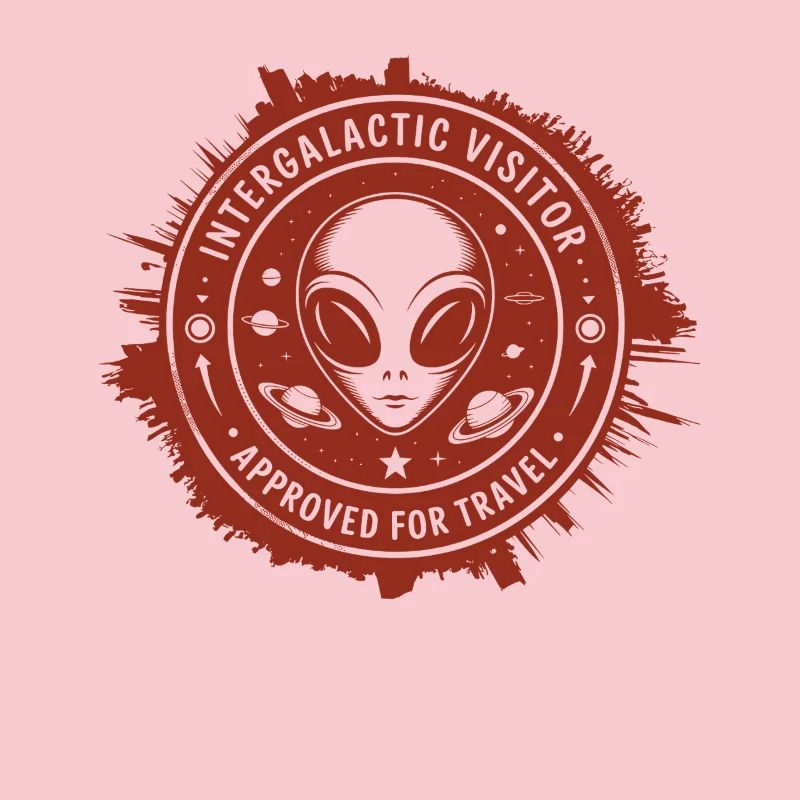 Intergalactic Visitor – Stamp Design from Space