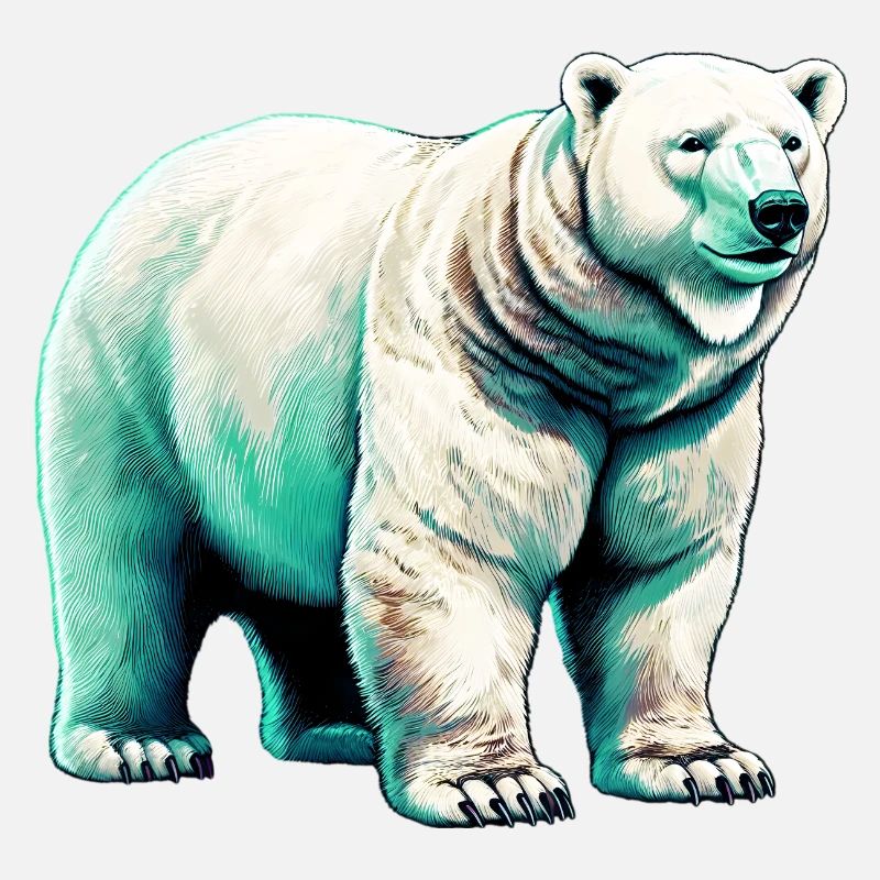 White polar bear