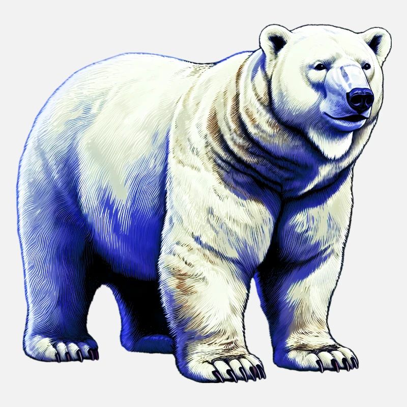 White polar bear