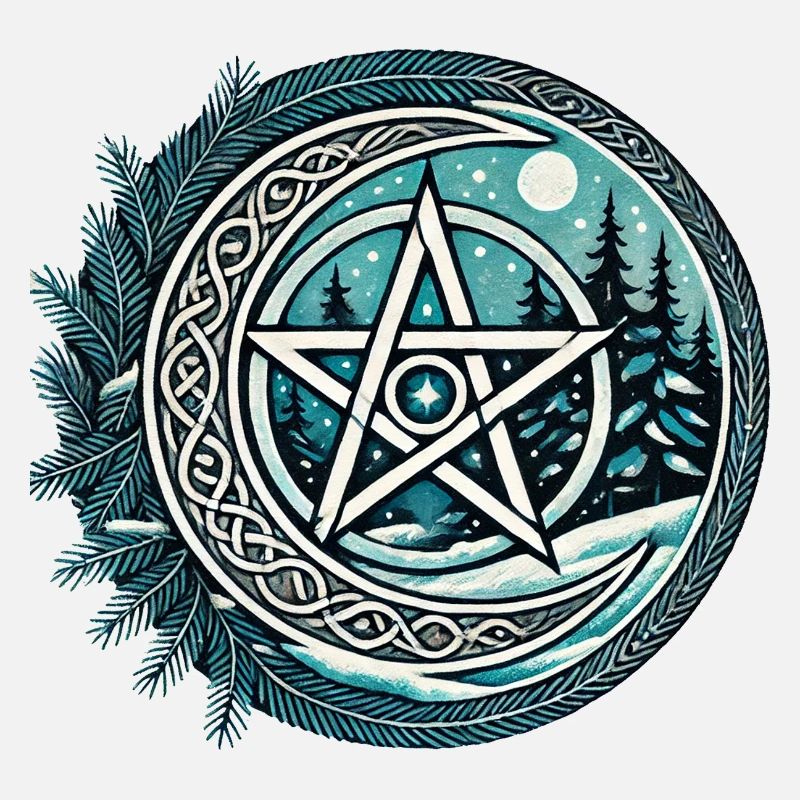 Moonlit Forest Pentagram