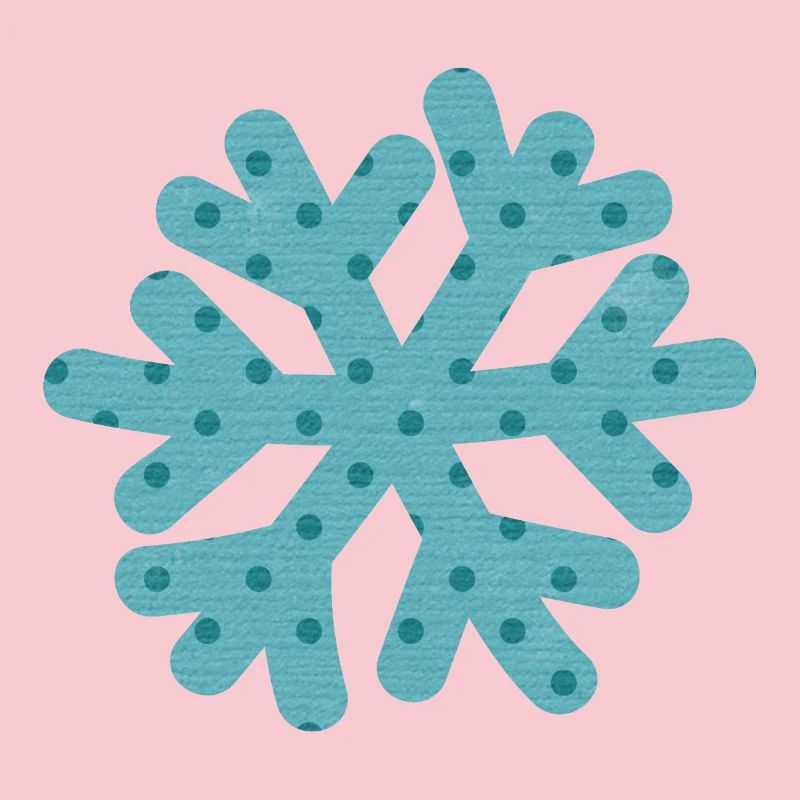 Points Flake de Neige Points décoration de Noël Hiver