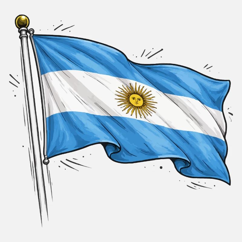 Drapeau de l’Argentine