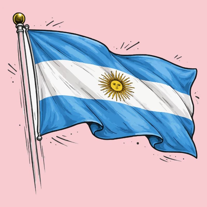 Drapeau de l’Argentine