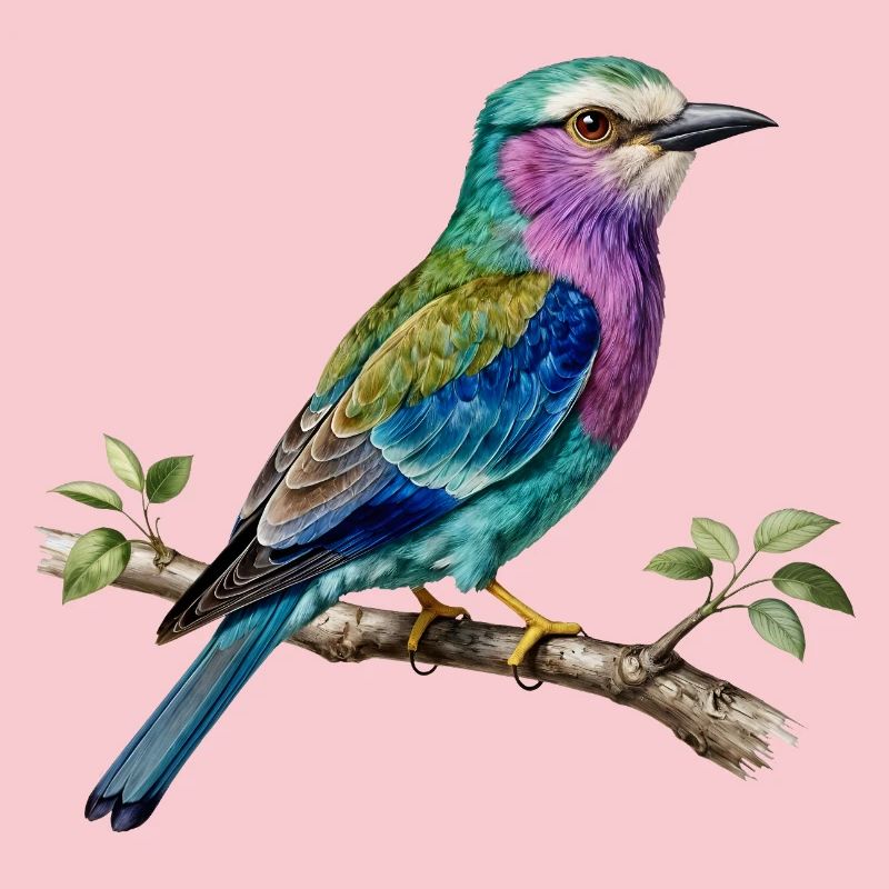Long-stranded roller – naturalistic engraving