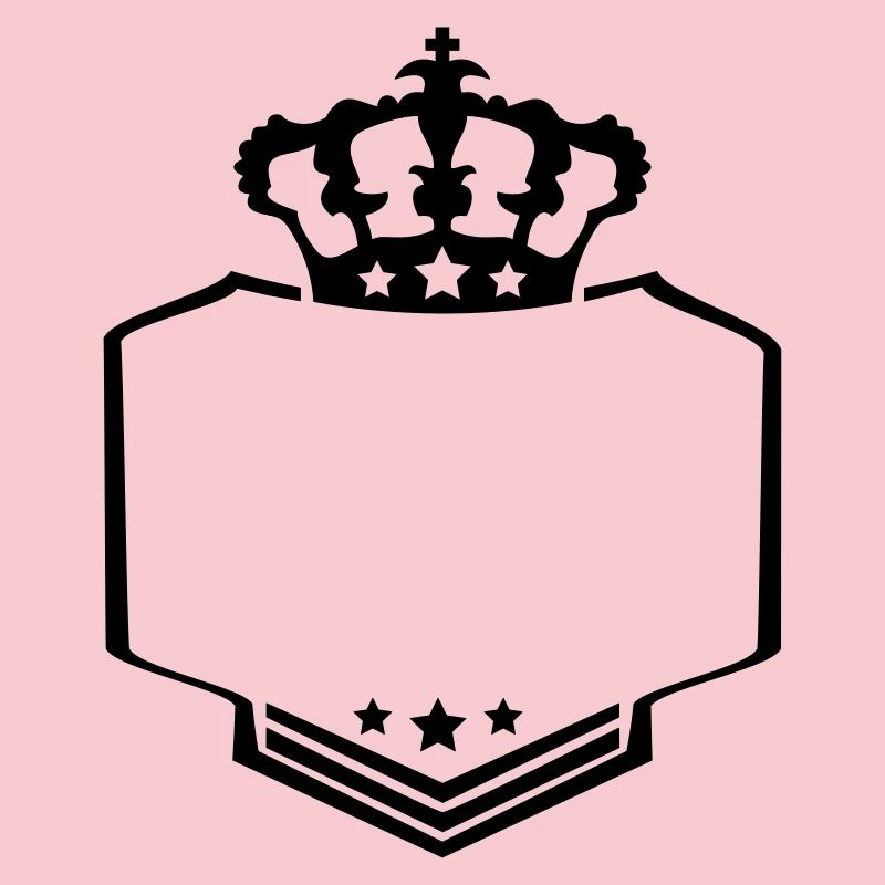 frame border text king crown crest logo