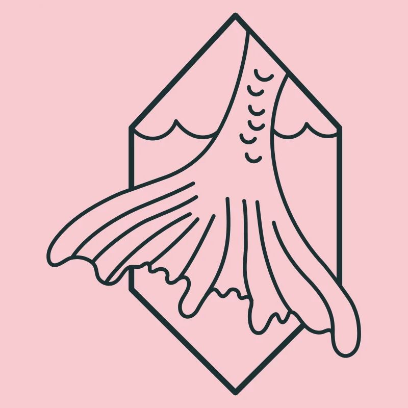 Queue de sirène vers le bas