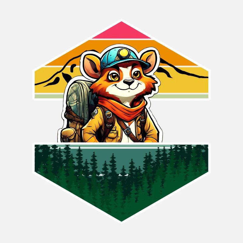 Roter Panda Comic Abenteuer Wald Gebirge