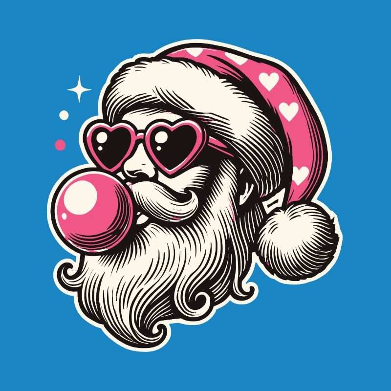 Cool Sigma Santa Joie de Noël