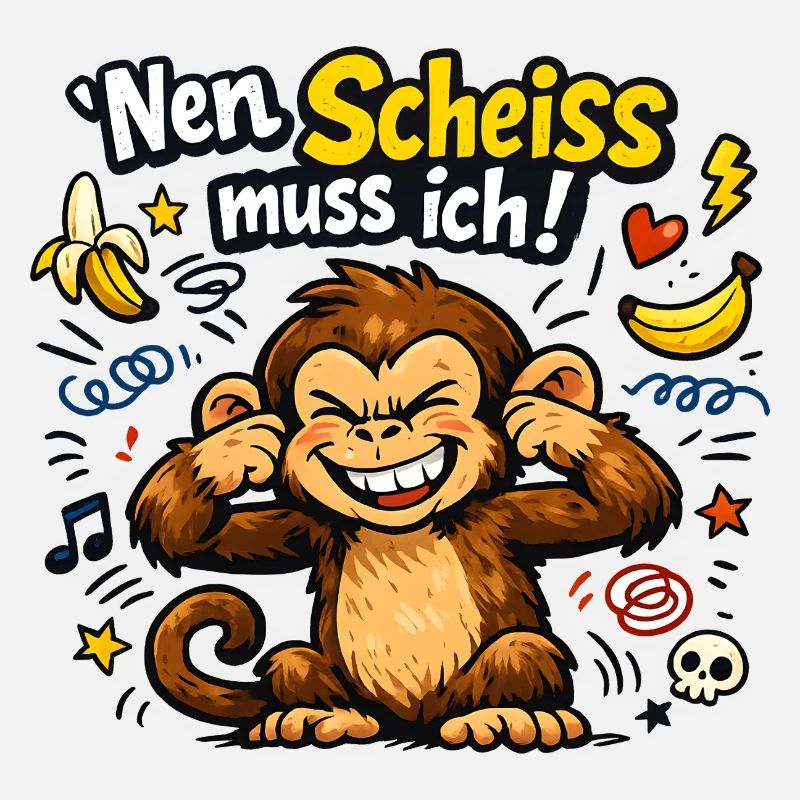 Nen Scheiss muss ich Affe