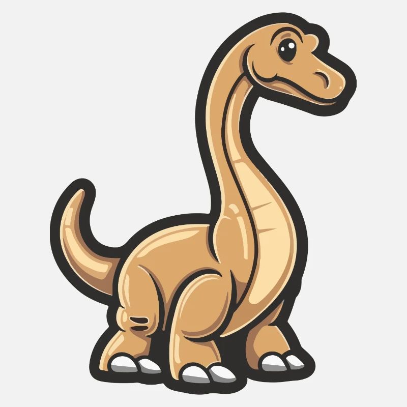 Dinosaurier brontosaurus Comic