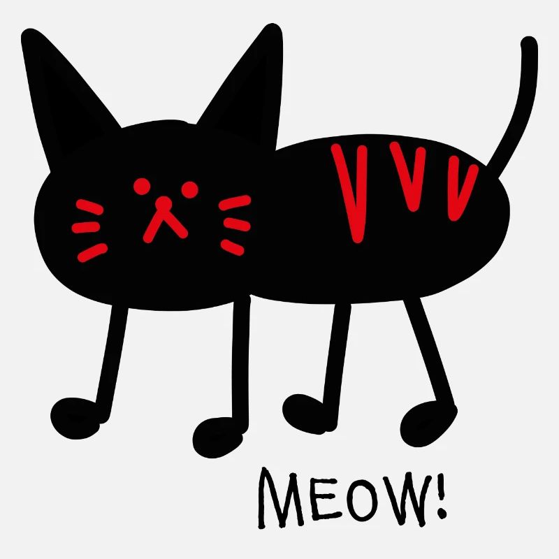 Meow! black