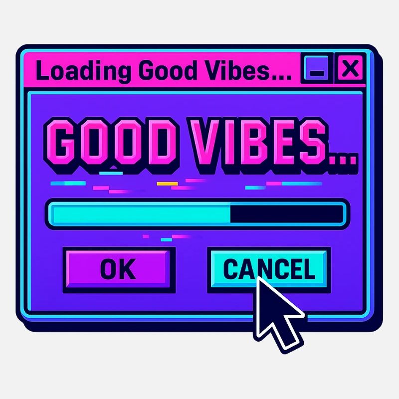 Good Vibe Loading Digital Art
