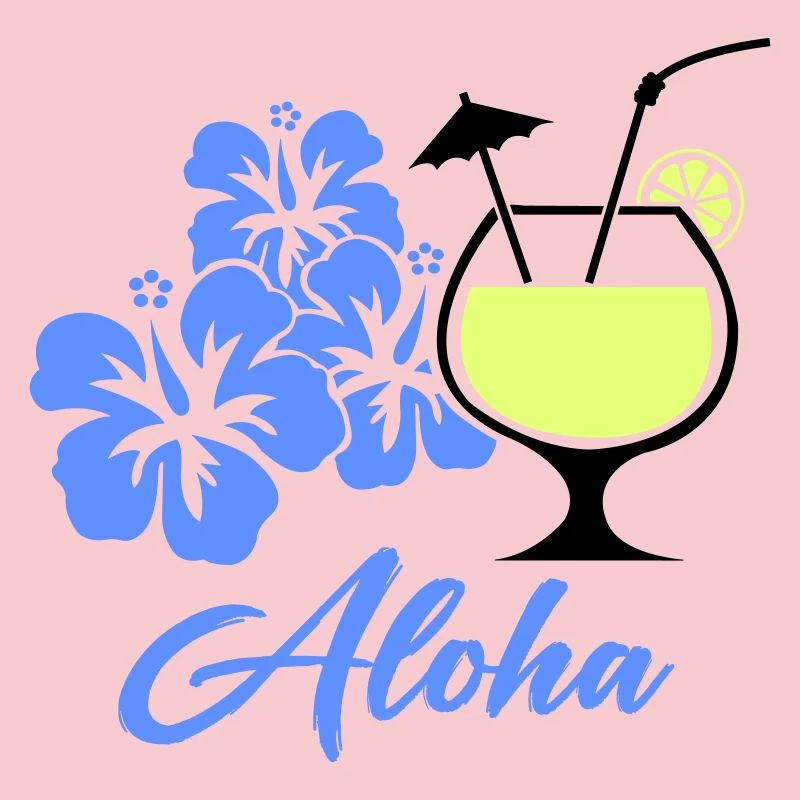 Boisson tropicale d’hibiscus à l’aloha