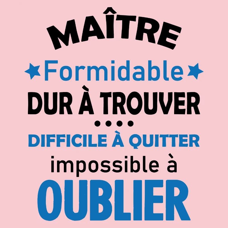 Maître formidable idée cadeau maître d'école
