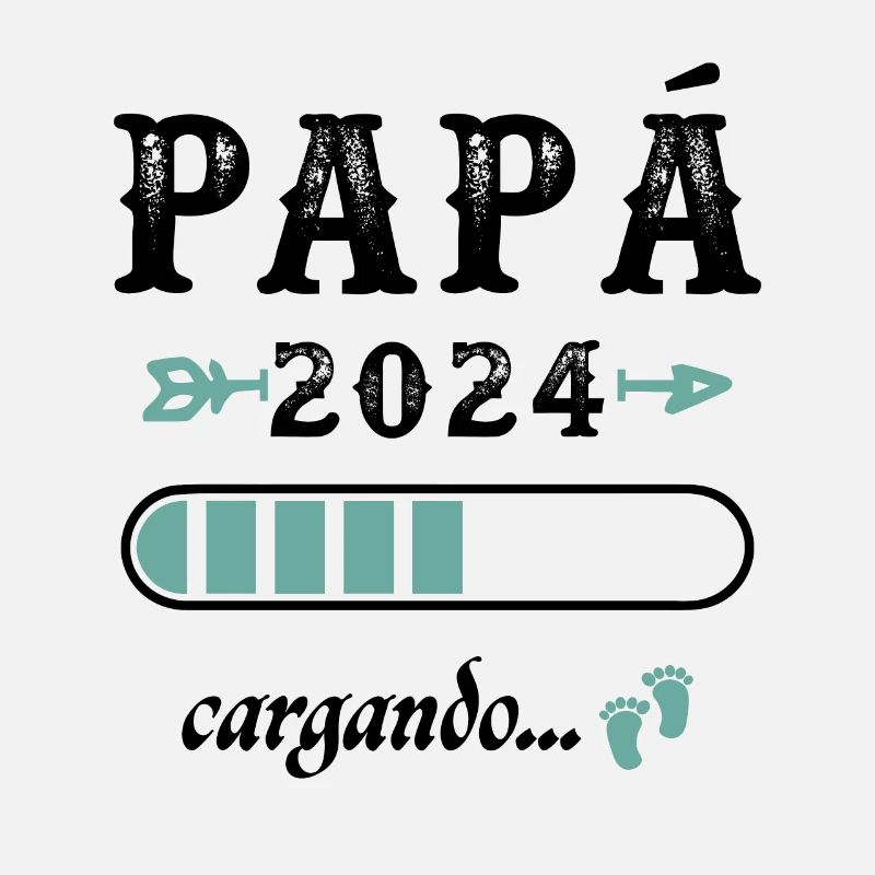 Papa 2024 Loading Geschenk Zukunft Vater