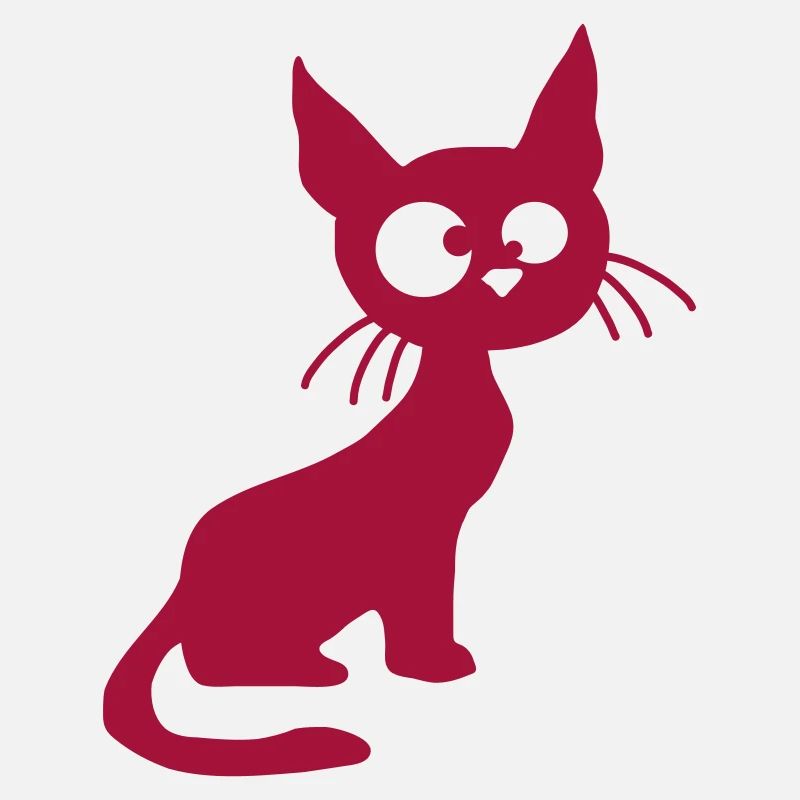 Crazy Cat Squints Funny Eyes Grimace Fun