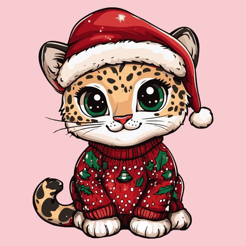 Leopard Christmas Comic
