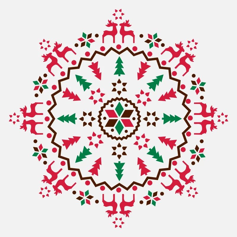 Weihnachts Mandala