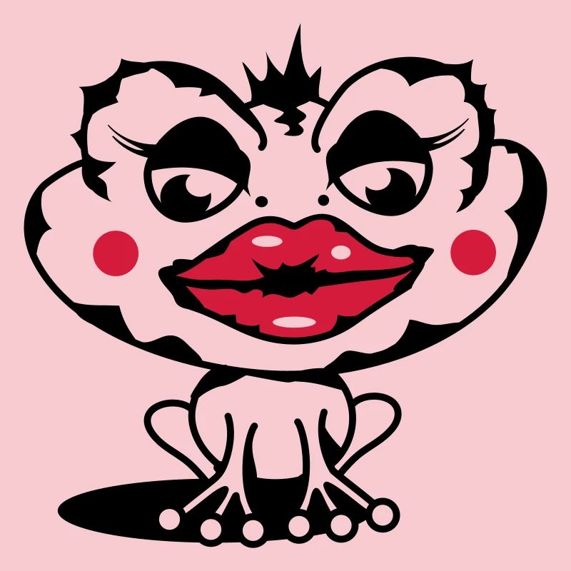 A toad with a thick lip