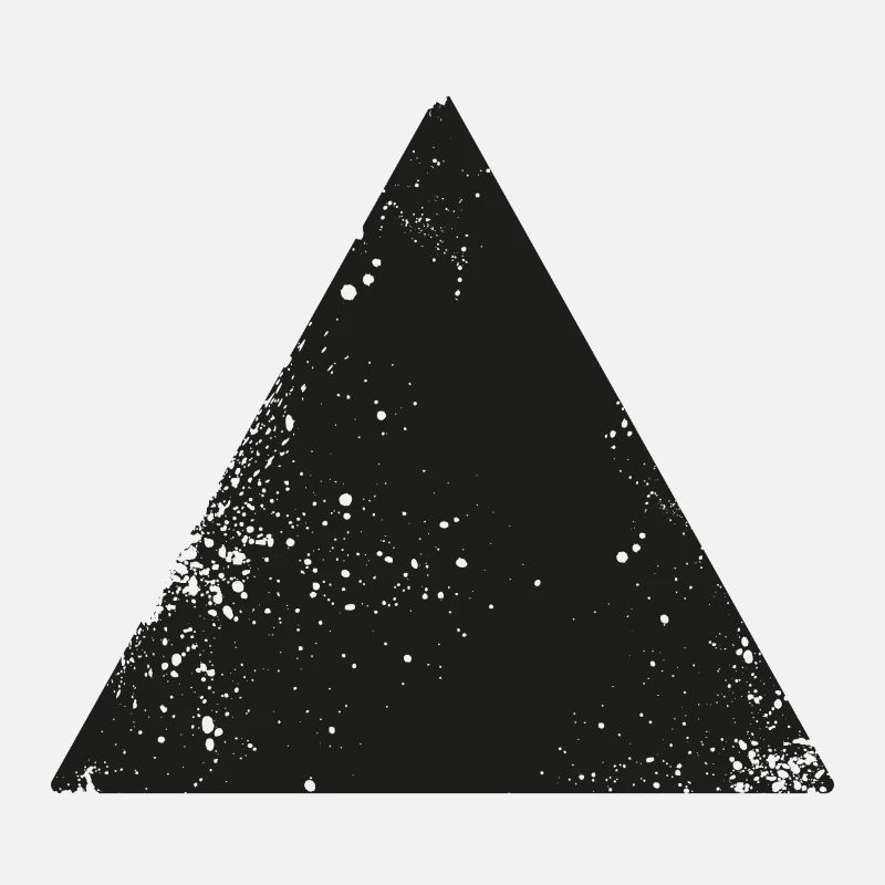 hipster triangle shape symbol
