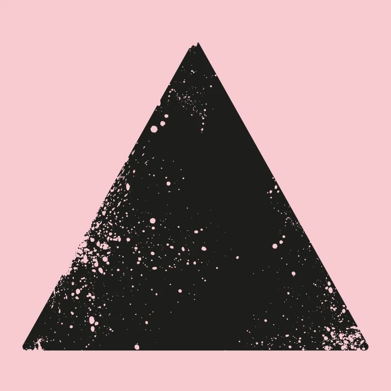 hippie triangle symbole de forme