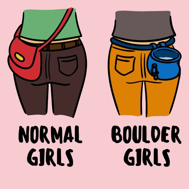 Boulder Boulderer Climbing Mountaineering Funny