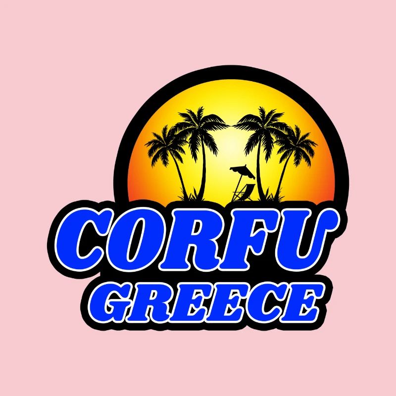 Corfou Grèce design / idée cadeau