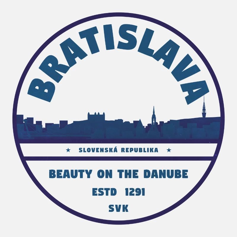 Bratislava Danube Skyline Emblem
