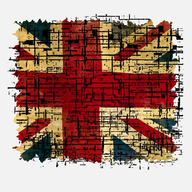 Vintage Britischer Union Jack Digital Kunst