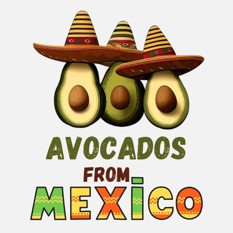 Avocado mit Mexiko