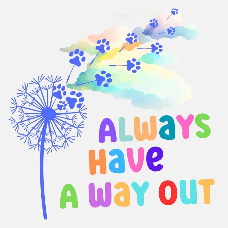 Graphiques colorés avec slogan