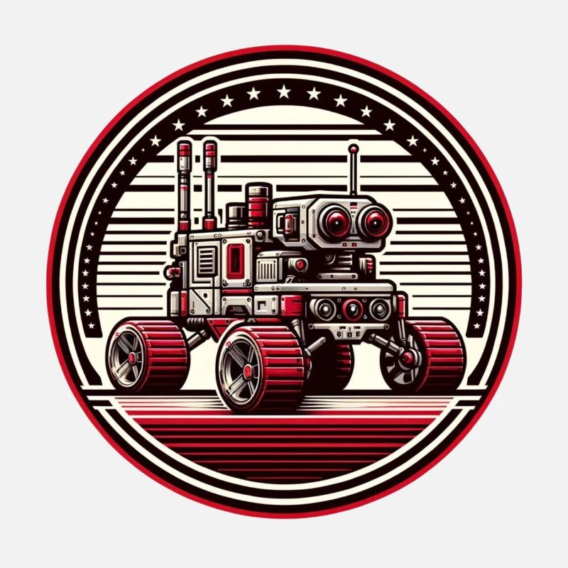 "Himmlischer Entdecker" - Space Rover Abzeichen