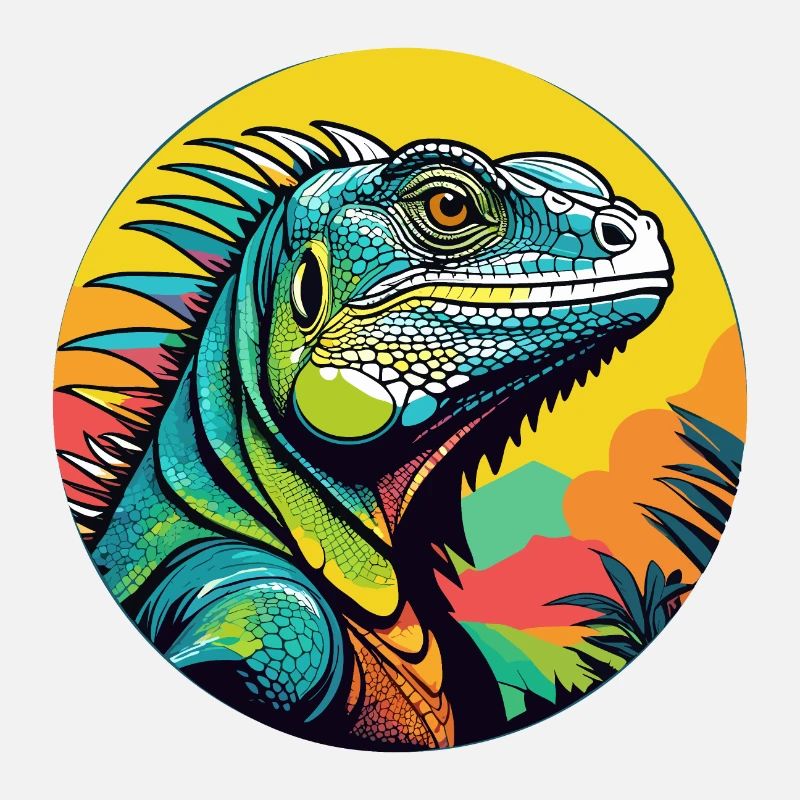 Leguan-Kunst