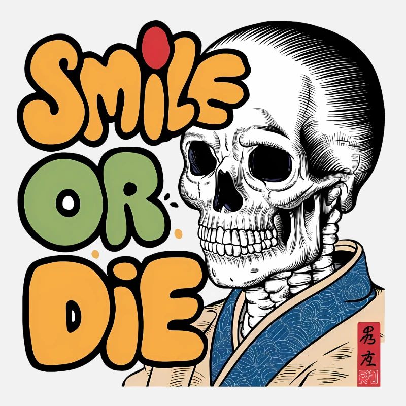 Skeletor with Optimistic Message