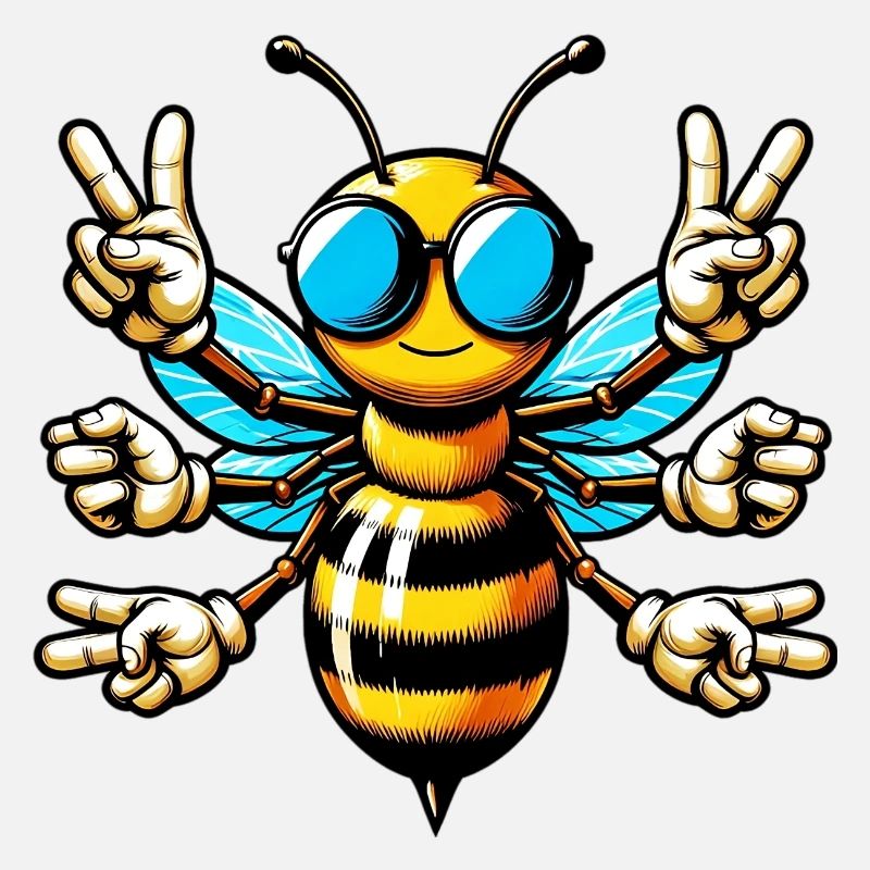 Bee with Sunglasses