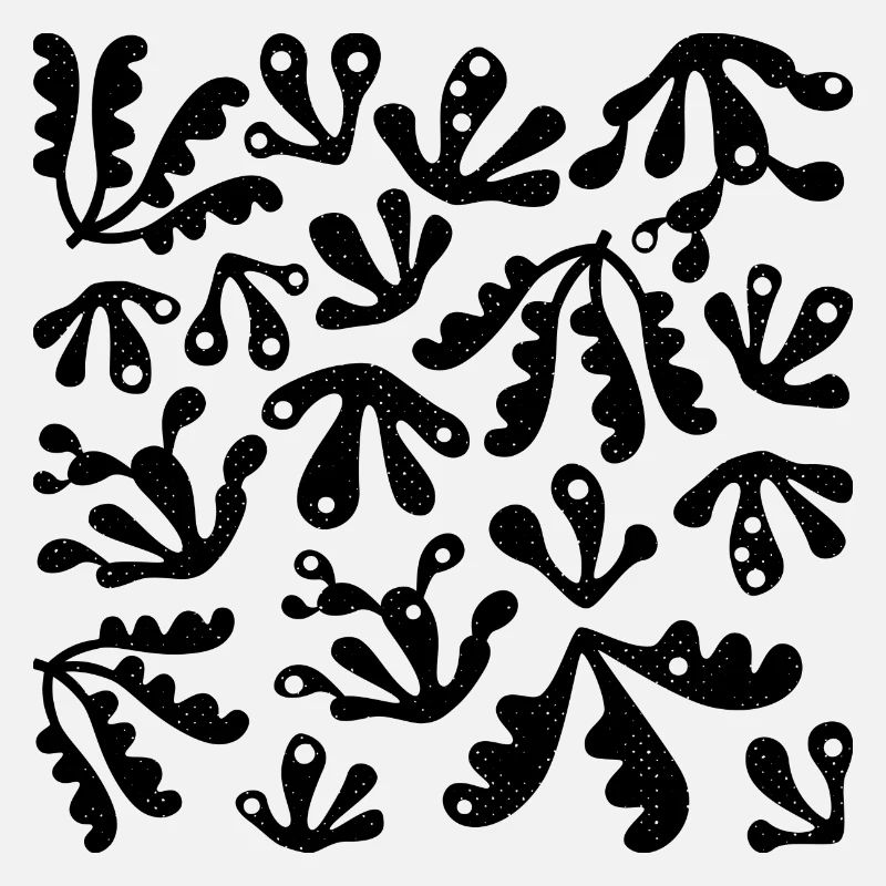 Abstract Coral L Black L Subtle Grunge Texture