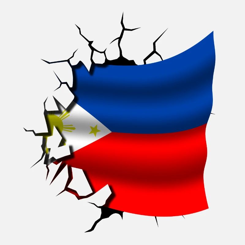 Philippine - Drapeau brisé