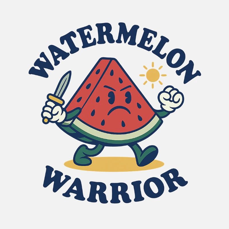 Watermelon Warrior – Bold Slice Design