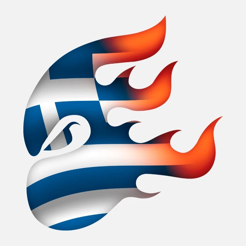 Drapeau de la Grèce - Grèce - Ninja
