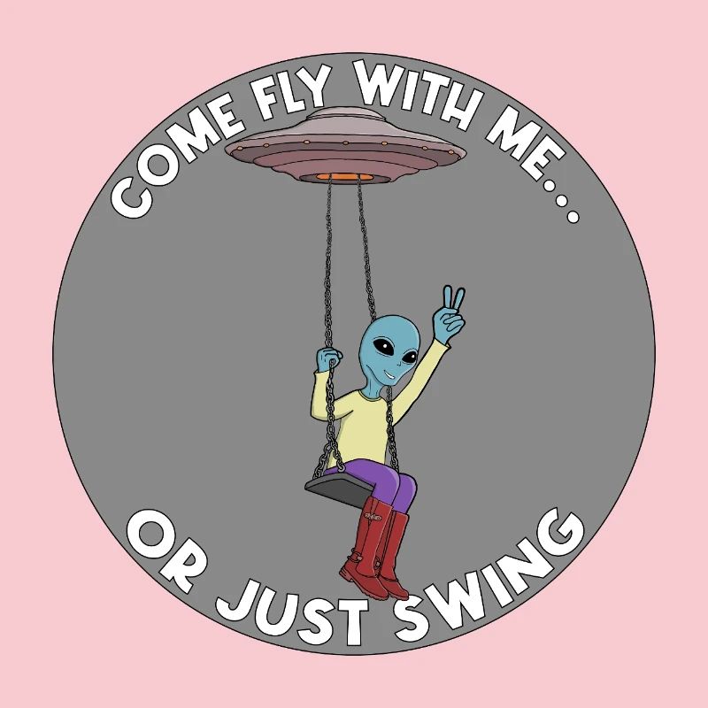 Komm, flieg mit mir oder schwing einfach Alien UFO